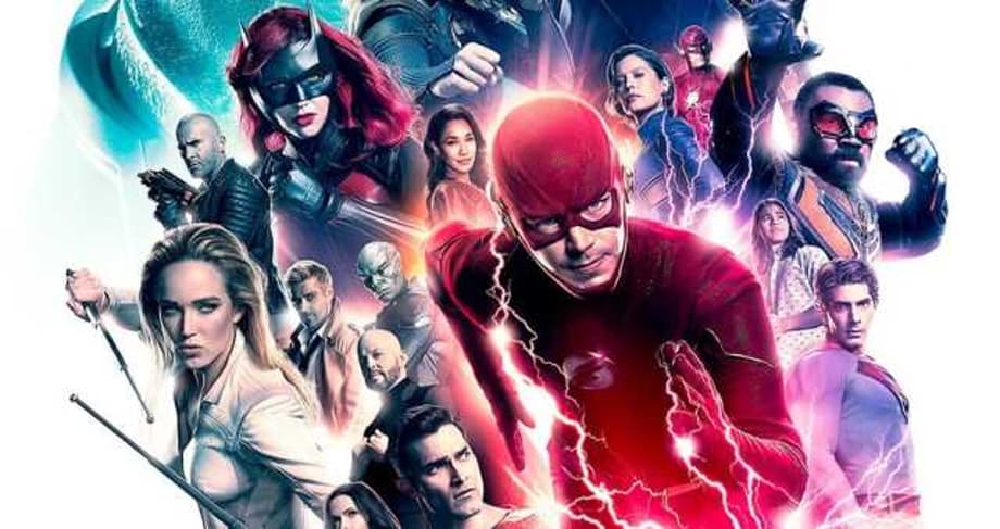 CRISIS ON INFINITE EARTHS Gets An Awesome New Poster; Plus Spoiler & BTS Photos From The First Three Hours