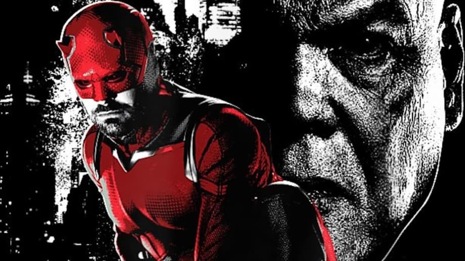 DAREDEVIL: BORN AGAIN Promo Art Spotlights MCU's Man Without Fear And First Official Look At Show's &quot;DD&quot; Logo