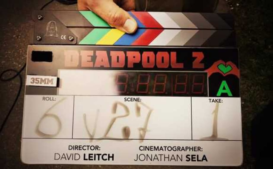 DEADPOOL 2 Set Pics Find The Merc With A Mouth Engaged In A Gunfight; First Look At The Sequel's Logo