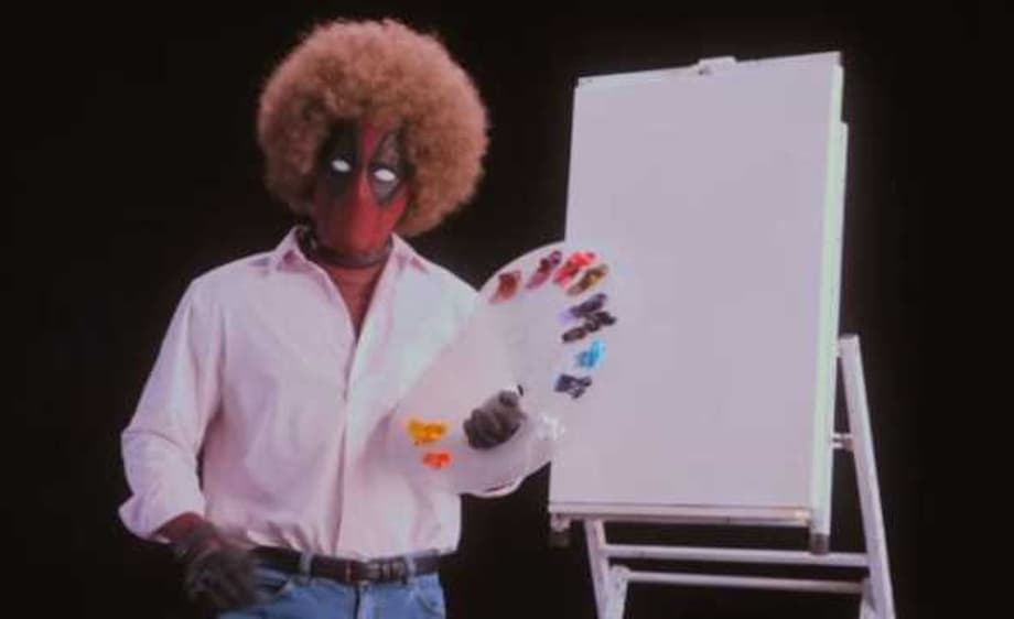 DEADPOOL Creator Shares The Perfect Drawing Of The Merc With A Mouth As Bob Ross