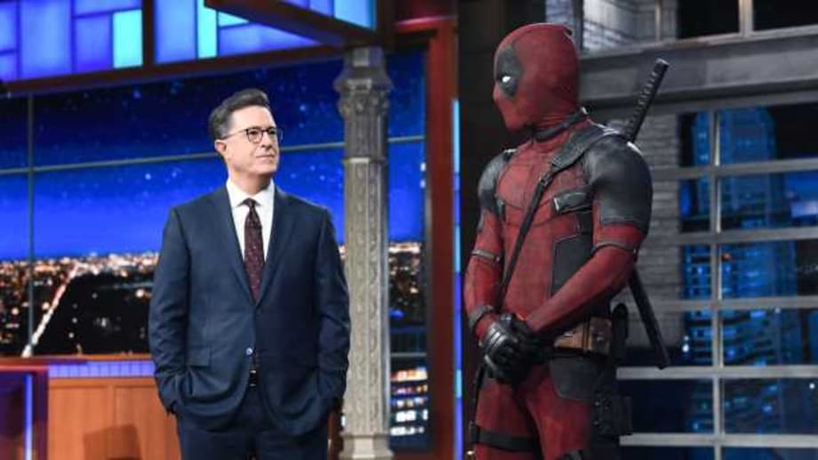 DEADPOOL Interrupts THE LATE SHOW To Take Over Stephen Colbert’s Monologue