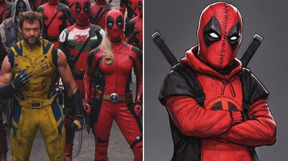 DEADPOOL & WOLVERINE Images And Concept Art Feature Prototype Suit, The Deadpool Corps, And More