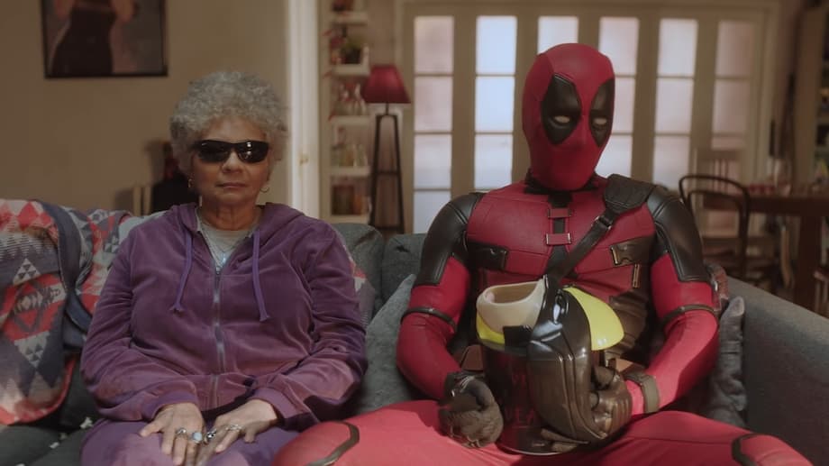 DEADPOOL & WOLVERINE: The Merc Uses Wolverine's Popcorn Bucket In The Most F***** Up Way Possible In New Promo