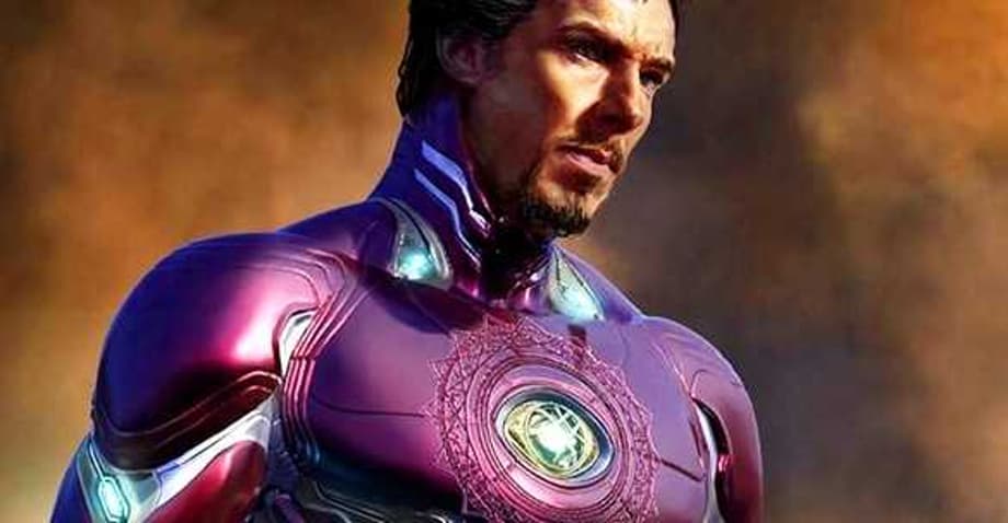 Doctor Strange Dons Iron Man's Armor In New AVENGERS: INFINITY WAR Behind-The-Scenes Image