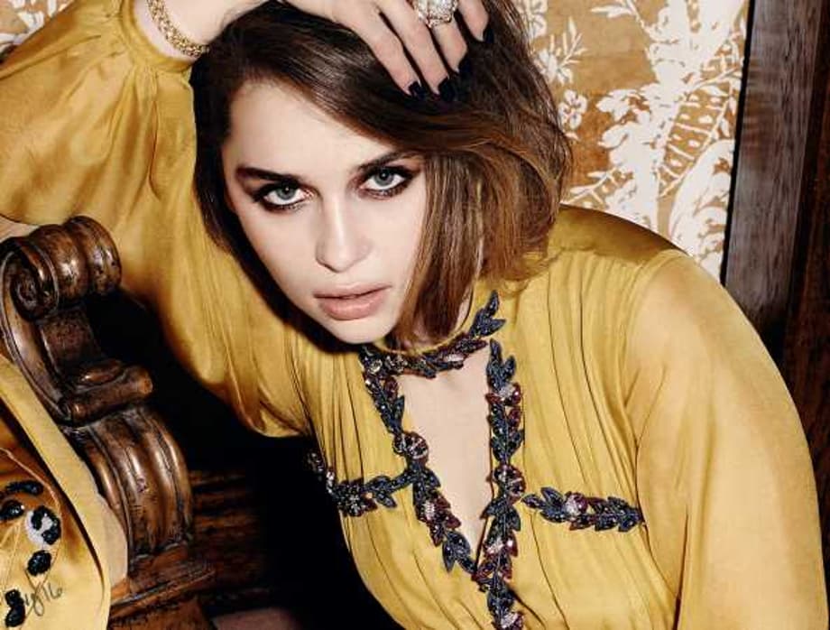 Emilia Clarke Stuns In Photoshoot With Violet Grey; Plus New Synopsis For Sunday's GAME OF THRONES