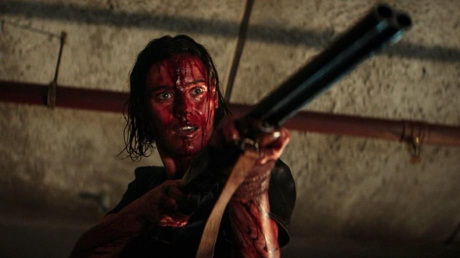 EVIL DEAD BURN Wraps Production; Hunter Doohan Deals With A Deadite In First BTS Teaser