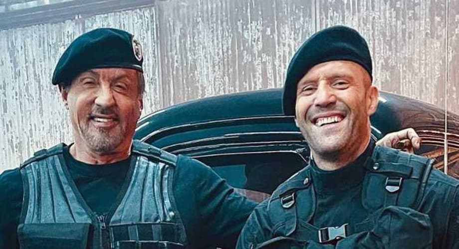 EXPENDABLES 4: Sylvester Stallone & Jason Statham Reunite On The Set Of The Action Sequel