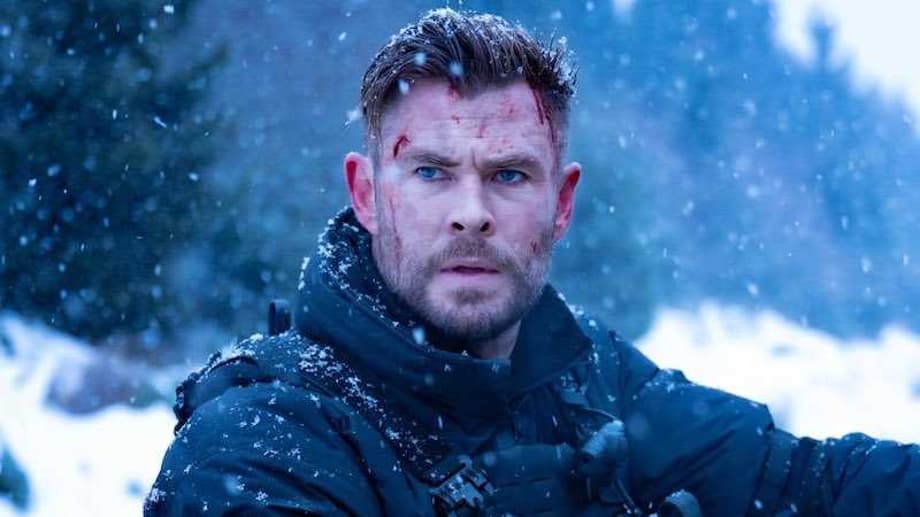 EXTRACTION 2 Star Chris Hemsworth Reveals Why The Action Franchise's Stunts Are More &quot;Satisfying&quot; Than Marvel