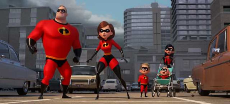 Funny New INCREDIBLES 2 Poster Features The Parr Family Displaying Their Superhero Tan-Lines