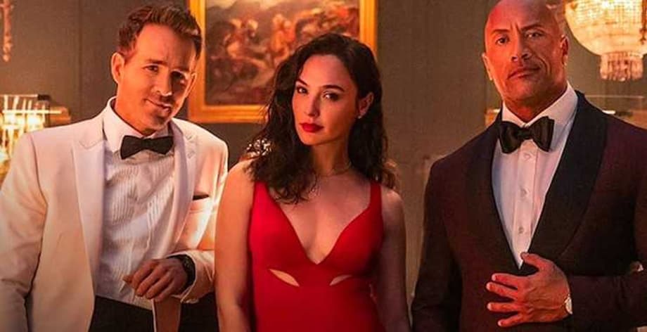 Gal Gadot Gets The Best Of Dwayne Johnson & Ryan Reynolds In The First Clip From RED NOTICE