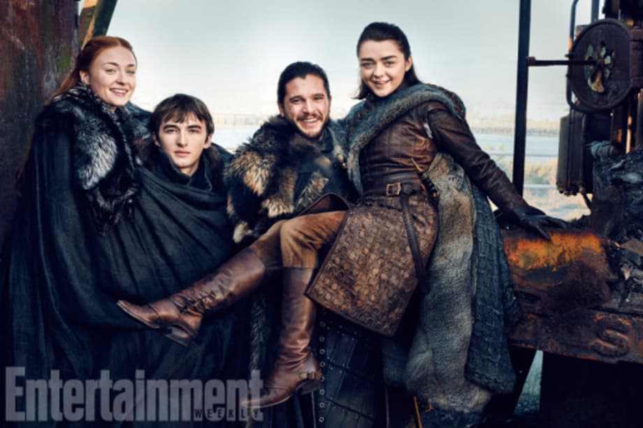 GAME OF THRONES Season 7 Entertainment Weekly Covers And Stills Unite The Four Remaining Starks