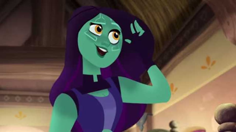 Gamora Becomes A Disney Princess In MARVEL'S GUARDIANS OF THE GALAXY: MISSION BREAKOUT! Sneak Peek