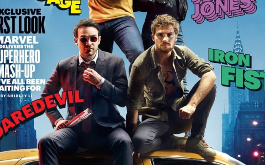 Get Your First Official Look At Marvel And Netflix's THE DEFENDERS Assembled On EW's Latest Cover