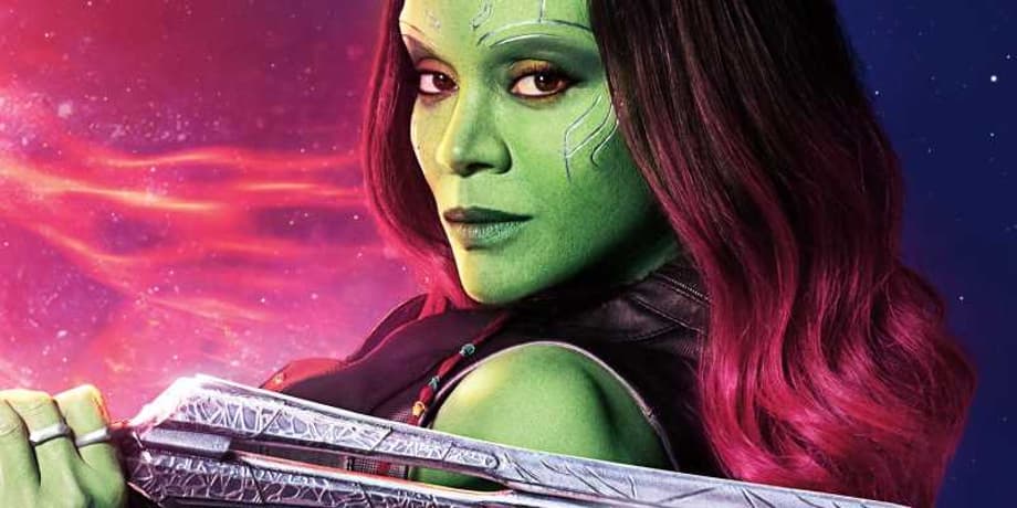 GOTG VOL. 3 Star Zoe Saldana Returns As Gamora For New Behind-The-Scenes Photo