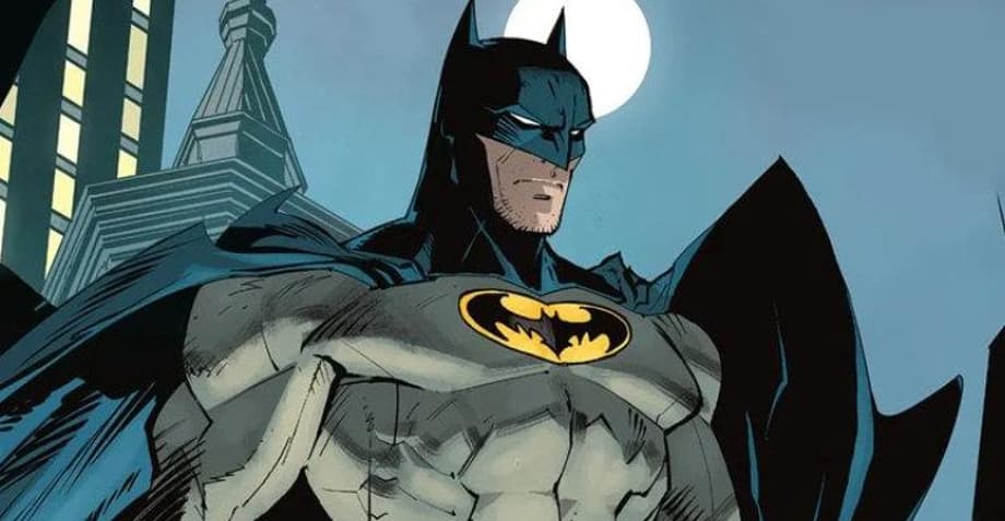 GOTHAM KNIGHTS BTS Photo Gives Us A First Look At Batman's Cowl - And It's Bright Blue!