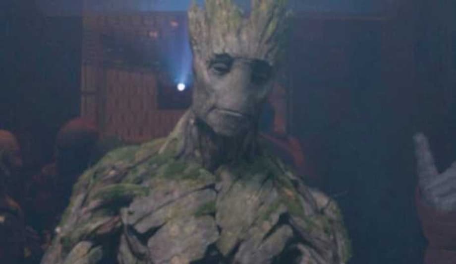 GUARDIANS OF THE GALAXY Director James Gunn Shares Image From &quot;Last Supper Of Groot&quot; Deleted Scene