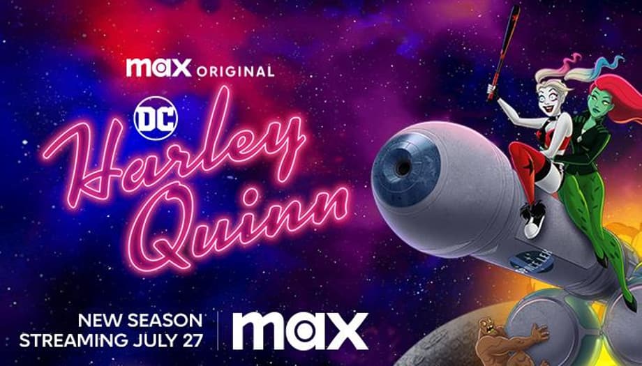 HARLEY QUINN Season 4 Poster Sees The Title Character Blast Off Alongside Some Familiar Friends