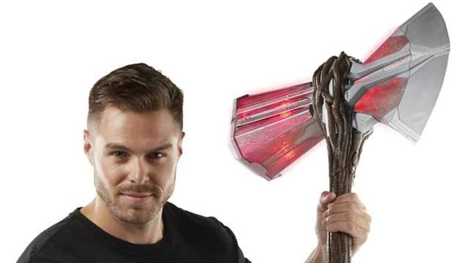 Hasbro Reveals An Epic, Life-Size Stormbreaker Based On The Weapon's Appearance In AVENGERS: ENDGAME