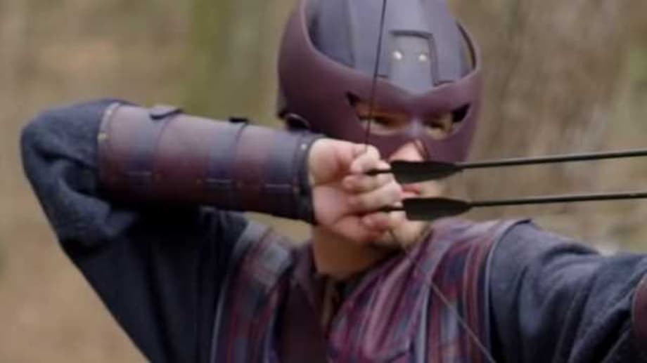 HAWKEYE Featurette Reveals One Of Episode 2's LARPers Was Set To Don A Comic Accurate Hawkeye Costume