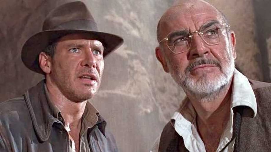 INDIANA JONES Star Harrison Ford Pays Tribute To His On-Screen Father In THE LAST CRUSADE, Sean Connery