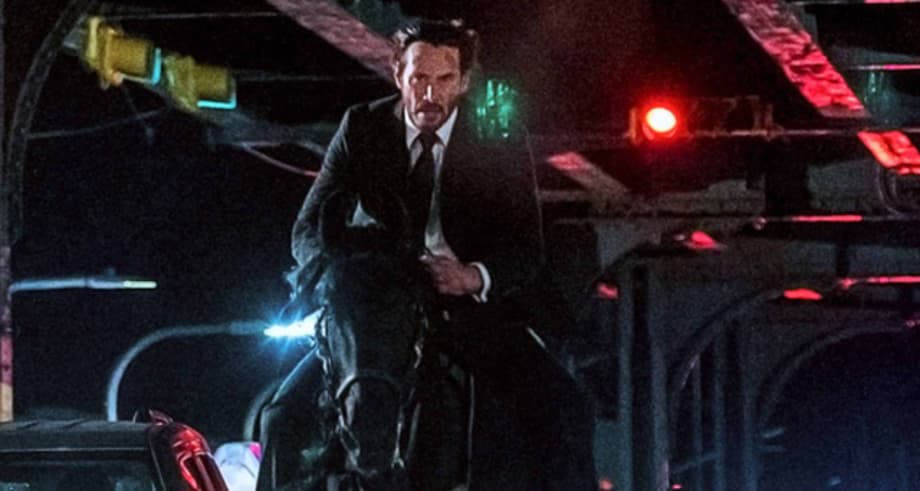 JOHN WICK 3: PARABELLUM Star Keanu Reeves Rides Back Into Action In A Badass New Photo