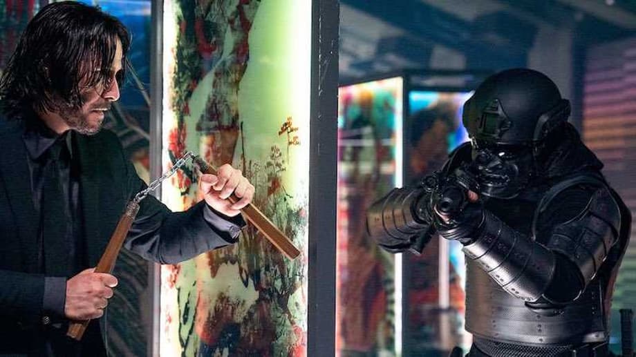 JOHN WICK: CHAPTER 4 Still Shows Keanu Reeves' Assassin Ready To Whoop Ass With Some Nunchucks