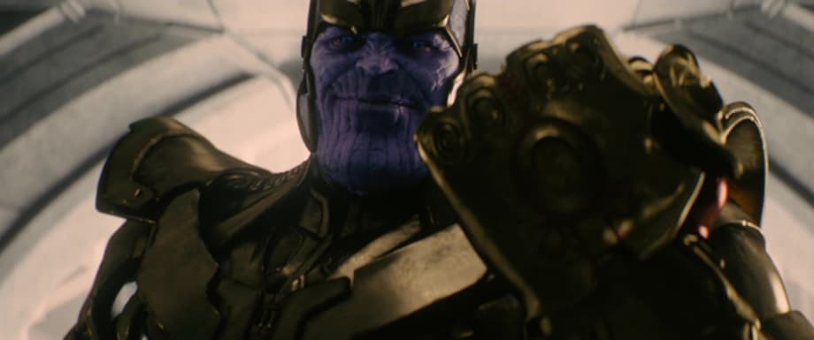 Josh Brolin Teases His Thanos Makeover With A New Split-Screen AVENGERS: INFINITY WAR Image