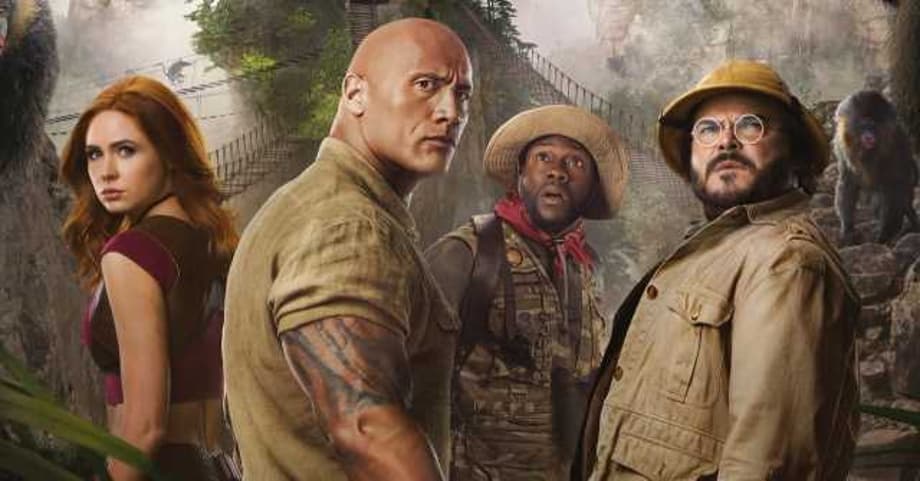 JUMANJI: THE NEXT LEVEL International Poster Sends The Lead Quartet Toward An Ice Castle