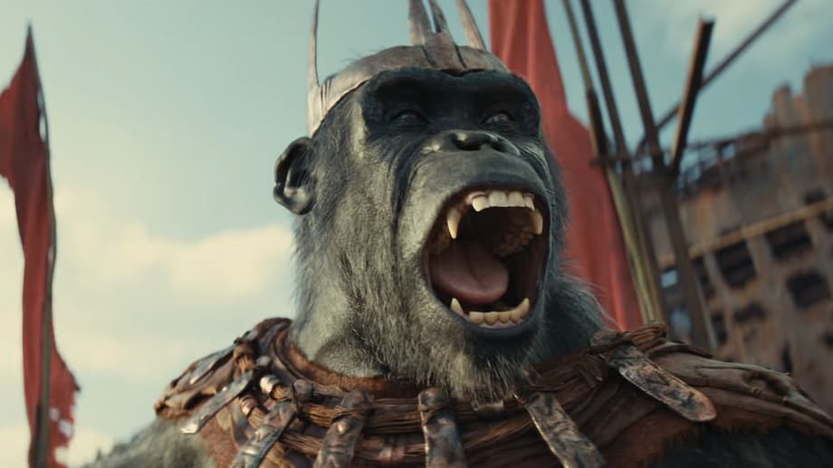 KINGDOM OF THE PLANET OF THE APES Trailer Finally Takes Us To A Post-Apocalyptic Future Ruled By Apes