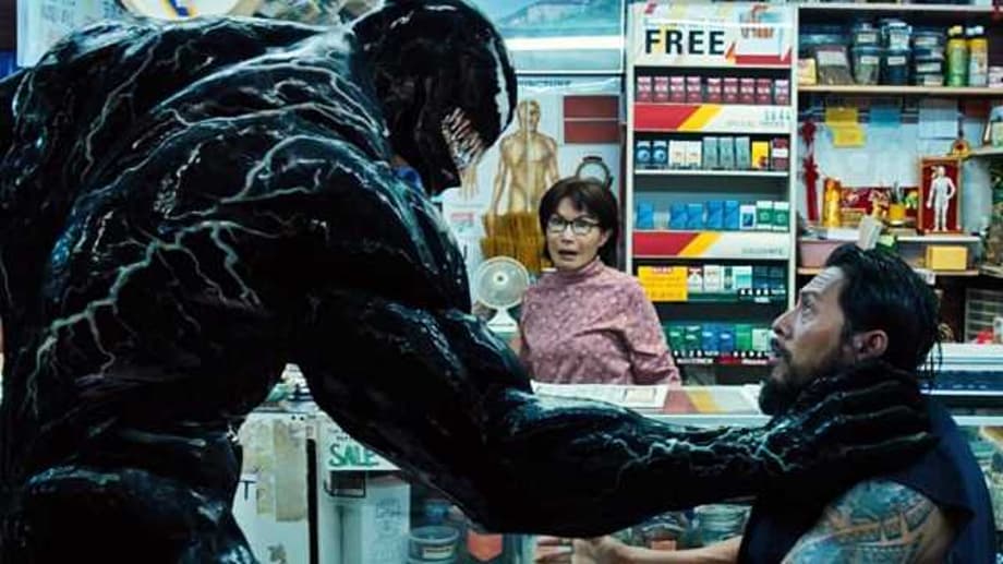 Latest VENOM TV Spot Features Plenty Of New Footage; Plus Check Out A Fearsome Theater Standee