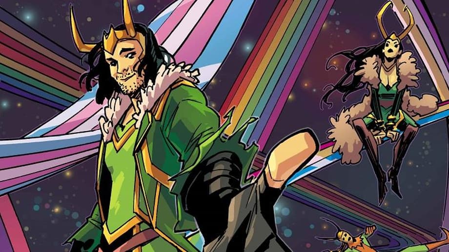 Loki Takes Us On A Trip To The Rainbow Bridge On Awesome New Variant Cover For MARVEL'S VOICES: PRIDE