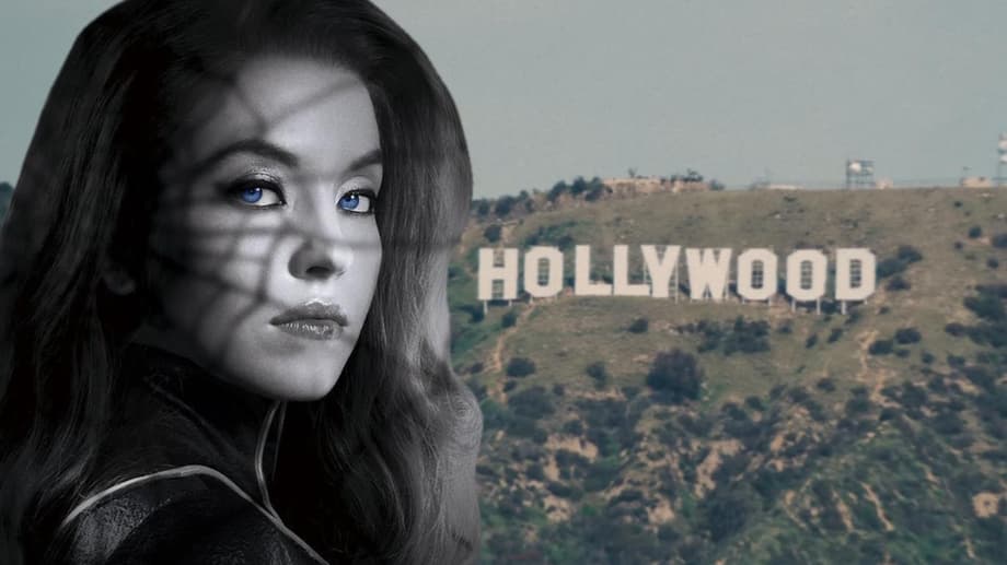 MADAME WEB Star Sydney Sweeney May Face Legal Trouble For...Hanging Bras From Hollywood Sign
