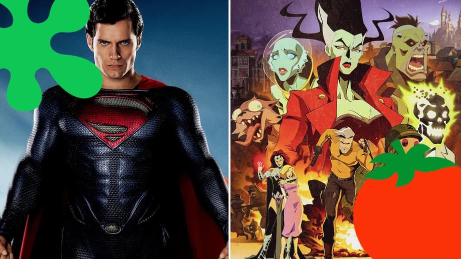 MAN OF STEEL vs. CREATURE COMMANDOS: How The First DCEU And DCU Projects Compare On Rotten Tomatoes