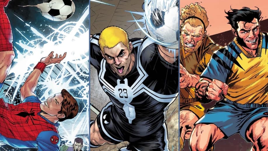 Marvel Comics' Most Iconic Heroes Gear Up For A Summer Of Soccer On Fun New Variant Covers
