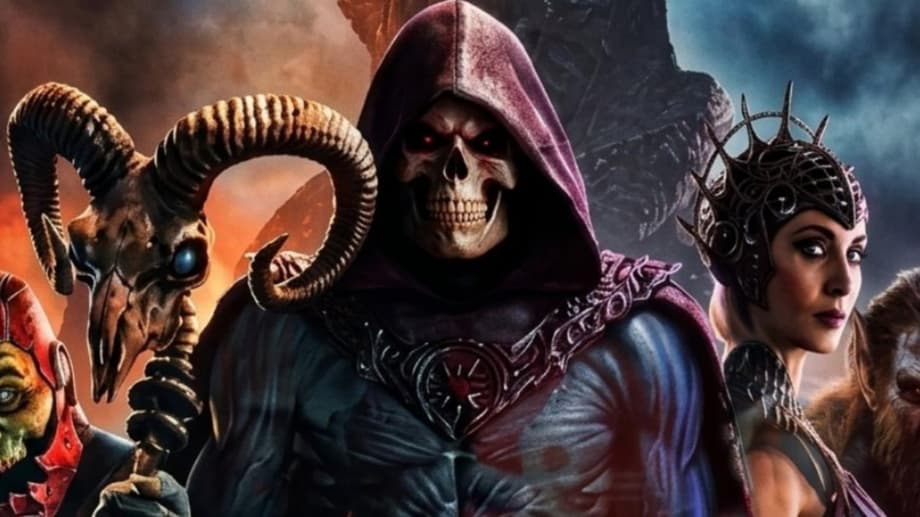 Masters Of The Universe CinemaCon Poster Spotlights Skeletor, Evil-Lyn, Trap Jaw, And Beast Man