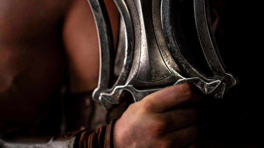 MASTERS OF THE UNIVERSE First Look Reveals An Awesome Glimpse Of He-Man And His Sword Of Power