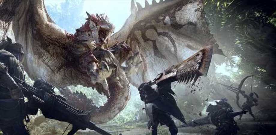 MONSTER HUNTER Official Image Features Milla Jovovich As Natalie Artemis & Tony Jaa As The Hunter