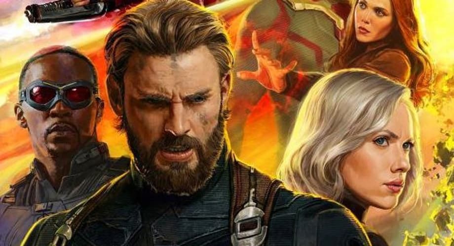 New AVENGERS: INFINITY WAR Promo Art Features Captain America, Black Widow, And The Falcon