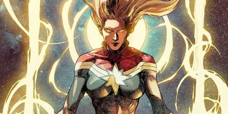 New CAPTAIN MARVEL Set Photos Feature Brie Larson As Carol Danvers Rocking The '90s-Style Attire