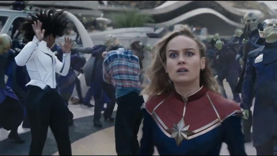 New TV Spot And Clip For THE MARVELS Surfaces As The Film's Release Date Draws Near