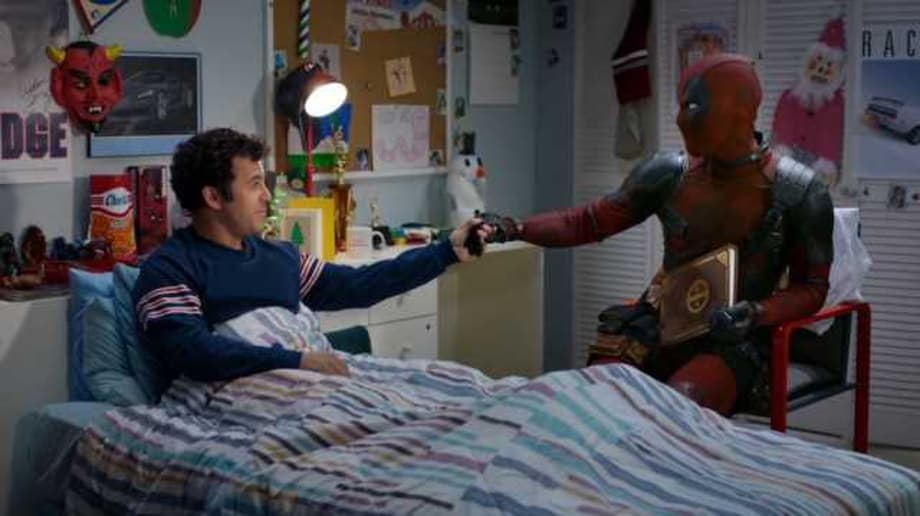 ONCE UPON A DEADPOOL Extended Clip Finds Wade And Fred Rocking Out To Nickleback