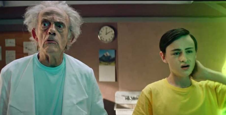 RICK AND MORTY Live-Action Finale Promo Sees Christopher Lloyd & Jaeden Martell Star As The Titular Duo