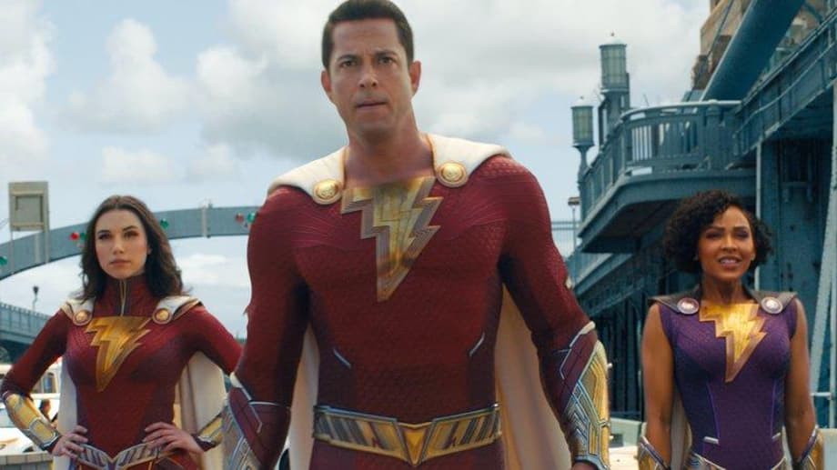 SHAZAM! FURY OF THE GODS Official Stills Unite Zachary Levi & The Shazamily