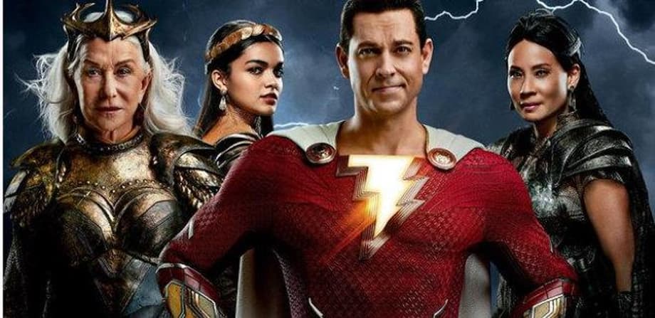 SHAZAM Joins The Villainous Daughters Of Atlas On New FURY OF THE GODS Magazine Cover