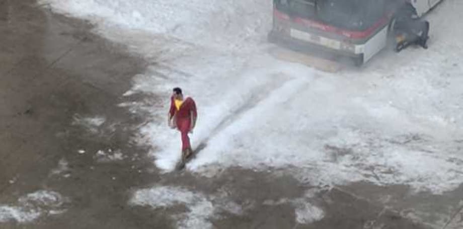 SHAZAM Set Video Features The Hero In Action And Gives Us Another Look At Zachary Levi In Full Costume