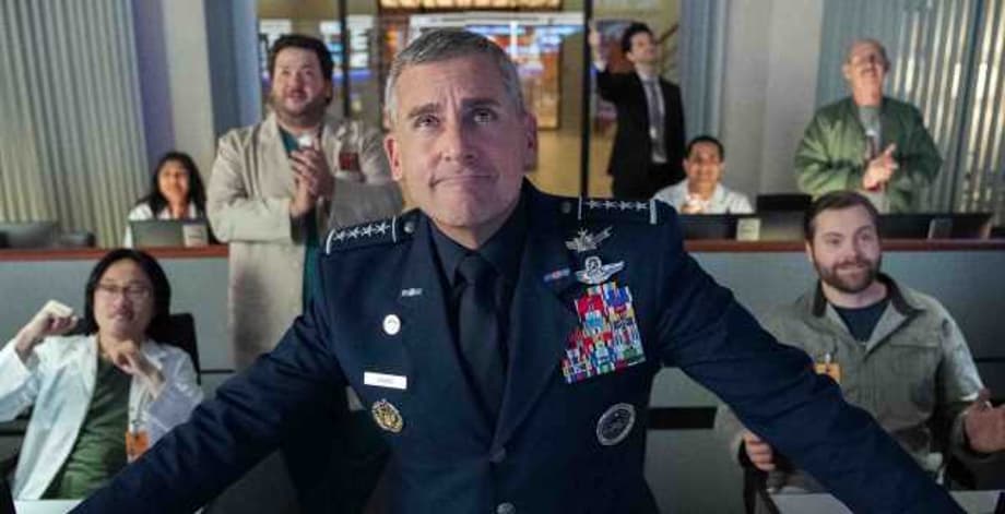 SPACE FORCE First Look Photos Introduce Netflix's Upcoming Comedy Series Starring Steve Carell & Lisa Kudrow