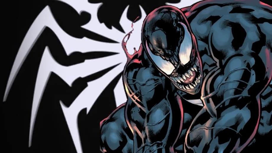 SPIDER-MAN 2 Promo Art Reveals First Look At Venom's Fearsome New Chest Logo In Video Game Sequel