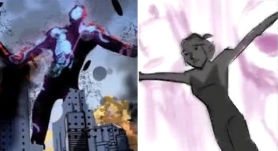 SPIDER-MAN: BEYOND THE SPIDER-VERSE First-Look Storyboards Feature Spider-Gwen &... The Abyss!?