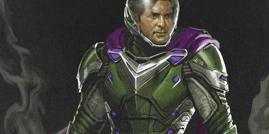 SPIDER-MAN: FAR FROM HOME Art Reveals Hulkbuster-Style Mysterio, Orlando Bloom As Quentin Beck, More