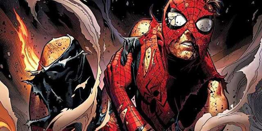 SPIDER-MAN: FAR FROM HOME Concept Art Reveals A Spectacular, Comic Accurate Battle-Damaged Spidey